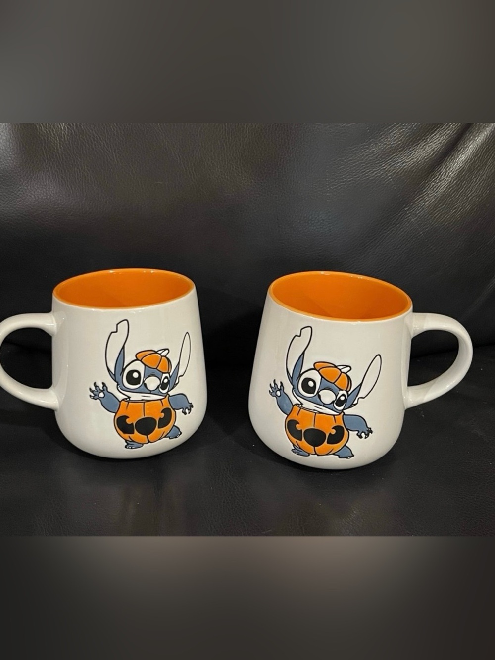 Disney Stitch Halloween Coffee Mugs, Set of 2